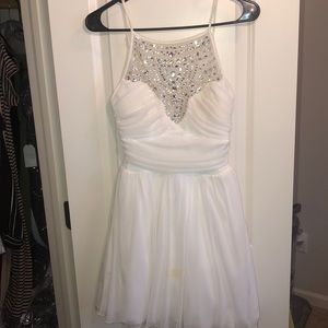 A homecoming or prom dress